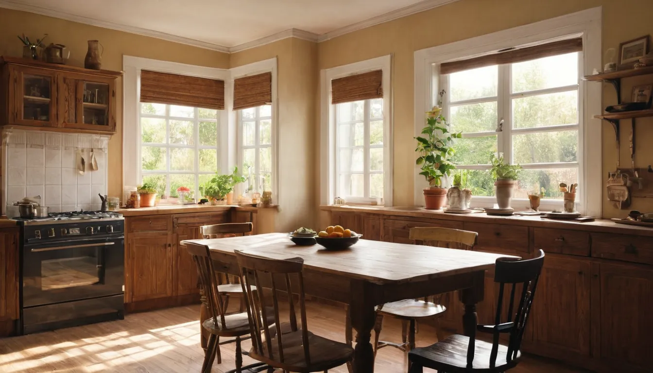 A homeowner reviewing window options at the kitchen table in Mentor